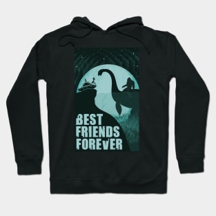 Best Friends Ever - Ufo bigfoot loch ness monster Hoodie